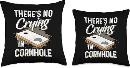 Cornhole Gifts for Men, Women & Kids Funny Board Bean Bags Cornhole Player Throw Pillow, 16x16, Multicolor