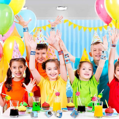 48 PCS Ice Hockey Slap Bracelets Party Favors Ice Hockey Wristbands Bracelets Goodie Bag Fillers for Ice Hockey Birthday Decorations Supplies for Class Reward Prizes Gift for Kids Party Favors