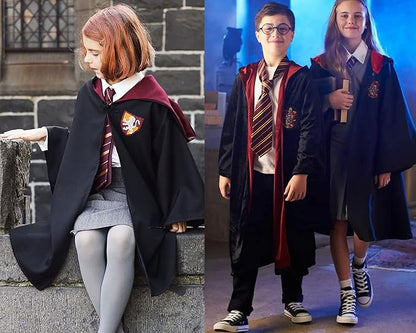 7 Pcs Wizard Glasses Tie and Necklace Set for Halloween Cosplay