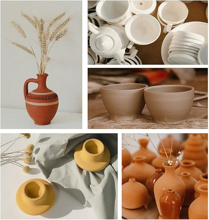 Air Dry Clay 10 LBs, Pottery Modeling Clay for All Purpose Hand Modeling and Throwing, Non-Toxic (Terra Cotta)