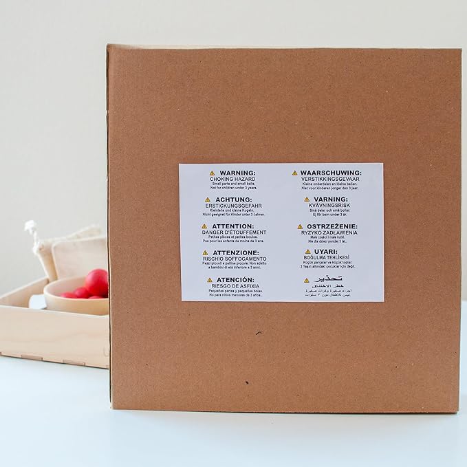 Ulanik Sweet Counting Toddler Montessori Toys for 3 Year Old + Kids Wooden Matching Game for Learning Color Sorting and Counting — 30 Balls, 0.98 in