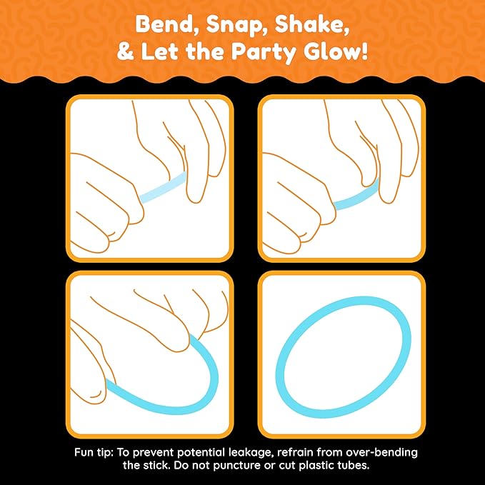 Glow Fever Glowsticks Bulk 1200pcs Party Pack includes 600 8" Glow Sticks and 600 connectors, Bracelets and Necklaces, DIY Costume , Light Sticks, for Concert, Wedding and Birthday, Green