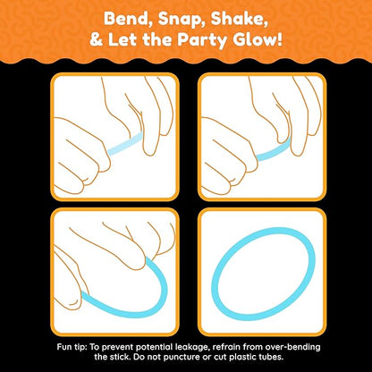 Glow Fever Glowsticks Bulk 1200pcs Party Pack includes 600 8" Glow Sticks and 600 connectors, Bracelets and Necklaces, DIY Costume , Light Sticks, for Concert, Wedding and Birthday, Green