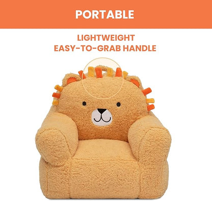 Delta Children Lion Cozee Buddy Chair, Orange