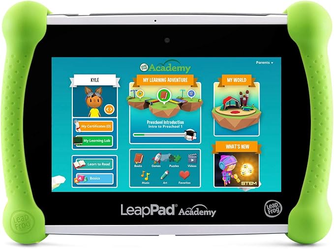 LeapFrog LeapPad Academy Kids’ Learning Tablet, Green
