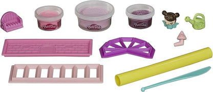 Play-Doh Builder Fairy House Toy Building Kit for Kids 5 Years and Up with 3 Non-Toxic Colors - Easy to Build DIY Craft Set