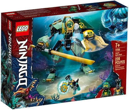 LEGO NINJAGO Lloyd’s Hydro Mech 71750 Building Kit, Underwater Playset with NINJAGO Lloyd and Mech; Role-Play Action for Boys and Girls Ages 7 and Up