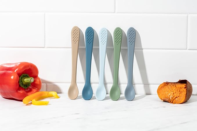 Baby Spoons - Infant Spoons First Stage-First Stage Baby Feeding Spoon Set Gum Friendly - BPA Free