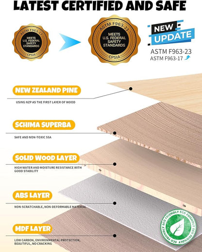 JOYOOSS Kids Play Kitchen Playset, Wooden Play Kitchen Kids Kitchen Playset Toy Toddler Kitchen Playset with Real Lights & Sounds, Play kitchen for toddlers 1-3 and Play Kitchen Sets for Kids Ages 4-8