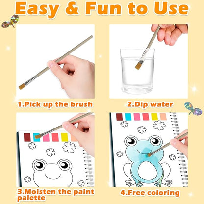 SOOVSY Art & Craft Activity Toys Kit, Foil Animals Crafts Children Fun DIY Creative Toy of The Year, No Mess Art Kits for Kids, Gift for Boys Girls Ages… (Dinosaur&Coloring)