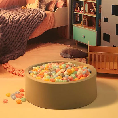 GOGOSO Star Ball Pit Balls for Kids - 100pcs Friendship Bracelet Balls Play Balls Soft Plastic Balls for Toddler Ball Pits Play, Pool Tent Party Favors Summer Water Bath Toy