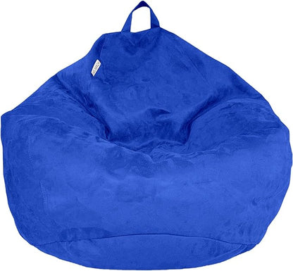Bean Bag Stuffed Animal Storage Or Cover | No Filler | Extra Large | for Adults Or Kids | Double Stitched | Durable Zipper | Premium Microsuede