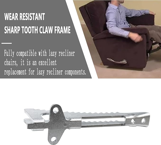 Pawl Rack Teeth Gear Stainless Steel Pawl Cap Assembly for La Z Boy Lazyboy Lazy LaZBoy LZB Recliner Rocker Ratchet
