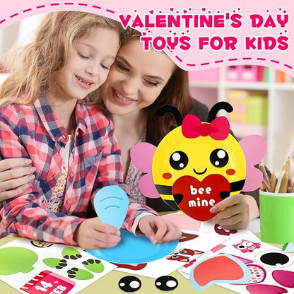 16 Pack Arts and Crafts for Kids, Toddler Crafts Animal Paper Plate Art Kit Gift for 3 4 5 6 Year Old Boys Girls DIY Kids Crafts for Birthday Party Favor Preschool Classroom Party Games