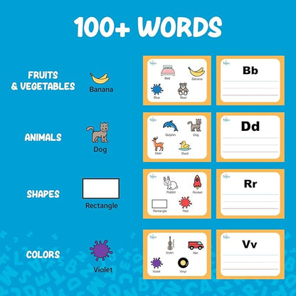 Maze & Trace Alphabet Double-Sided 8in1 Modes! Montessori Toy for Toddlers 3-6 Years. Wooden Puzzle, Flashcards, Tracing & 100+ Sight Words. Encourages Early Literacy & Motor Skills!