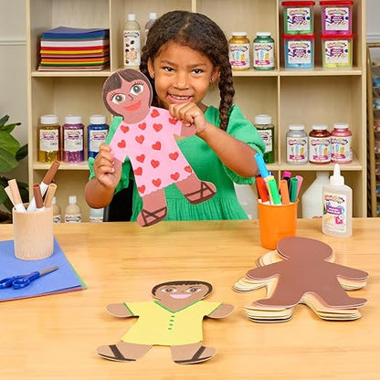 Colorations Multicultural Big People Shapes Set of 24, Multicultural Glossy Card, Skin Color Paper, Kids Around The World, Cardboard People, People Shapes, Multicultural, Diversity