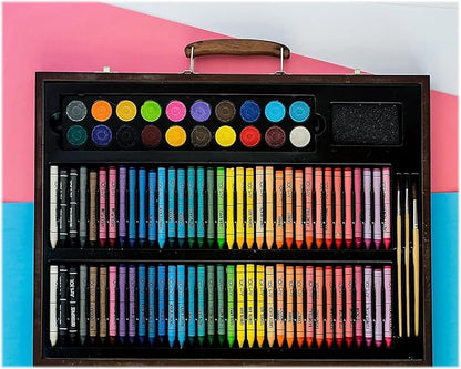 Art 101 USA Art 101 173-Piece Wood Art Set,Mulit Colored,173 Piece Set,53173MB