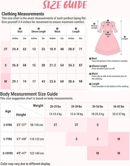 Spooktacular Creations Halloween Girl Princess Costume, Light Purple Princess Dress, Puff Sleeve Dress for Toddler Roleplay
