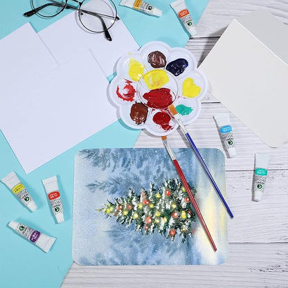 Sabary 100 Pcs Blank Watercolor Cards and Envelopes Set 140lb Heavyweight White Blank Cards Watercolor Greeting Cards Bulk for Painting Invitations Notes Wedding(4 x 6 Inch)