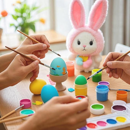 WHOHOLL Wooden Easter Play Eggs Toy, Play Food Sets for Kids Kitchen, Durable Wood Eggs with Magnetic Separable Yolk, Pretend Play Kitchen Toy Food for Toddlers Boys Girls Gifts