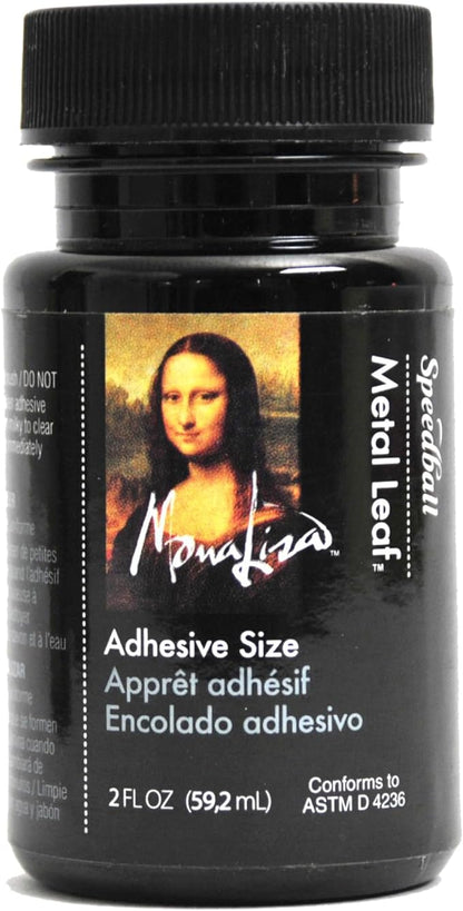Speedball 10210 10210 Mona Lisa 2-Ounce Metal Leaf Adhesive Size