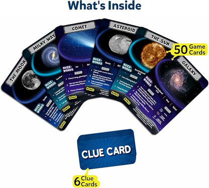 Skillmatics Card Game - Guess in 10 NASA Space, Perfect for Boys, Girls, Kids & Families Who Love Educational Toys, Travel Games, Gifts for Ages 8, 9, 10 and Up