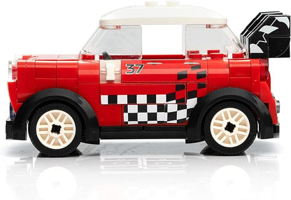 Racing Car Building Block Set. Racing Car Building Blocks for Kids and Adults (Red)
