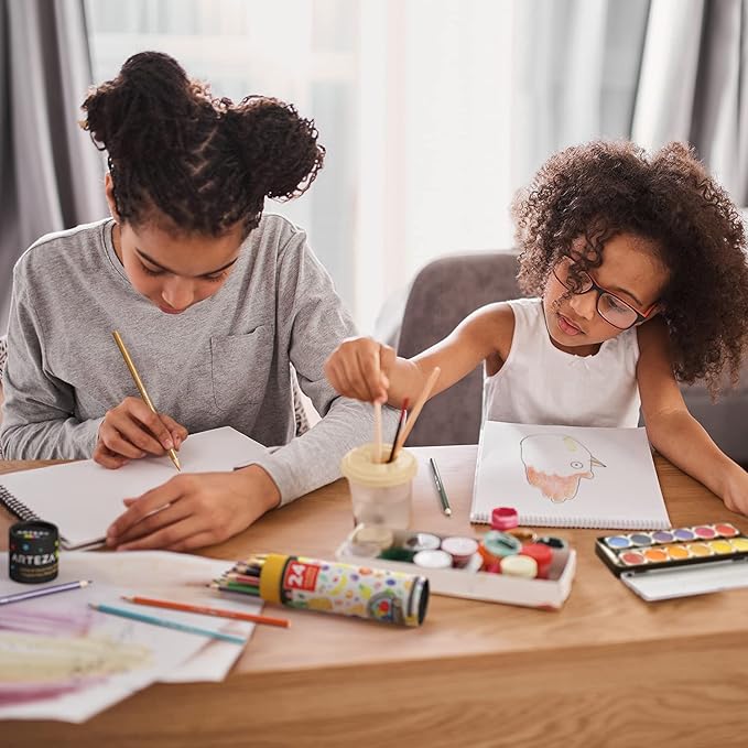 Arteza Kids Scented Pencils for Kids, 24 Pre-Sharpened Triangle Color Pencils, Smelly Pencils for Arts, Crafts & School Supplies