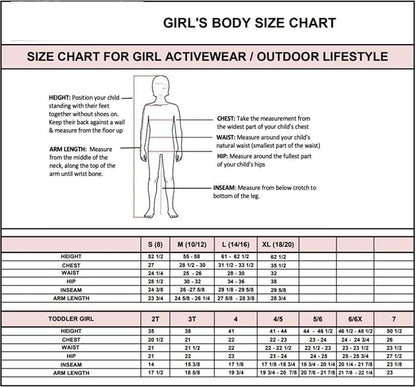 Arctic Quest Little Girls Bib Snow Pants and Ski Jacket Water-Resistant Snowsuit For Kids Winter Jacket For Girls