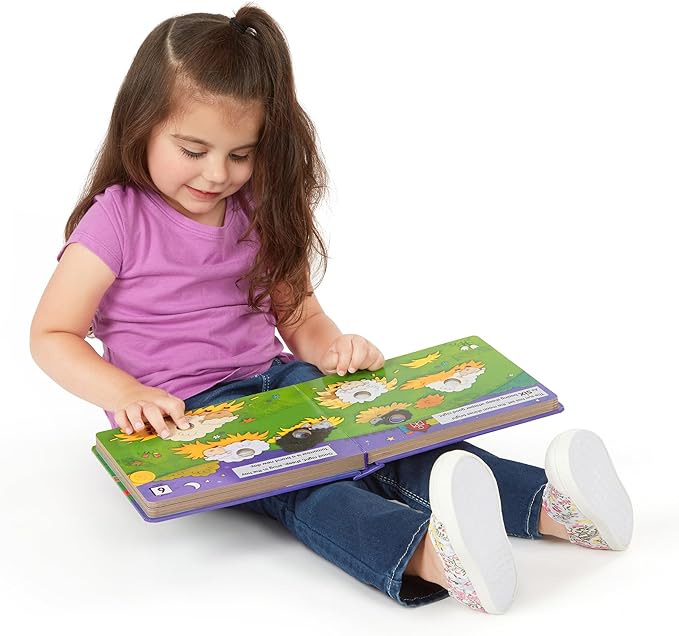 Melissa & Doug Children's Book - Poke-a-Dot: Goodnight, Animals (Board Book with Buttons to Pop) - FSC Certified