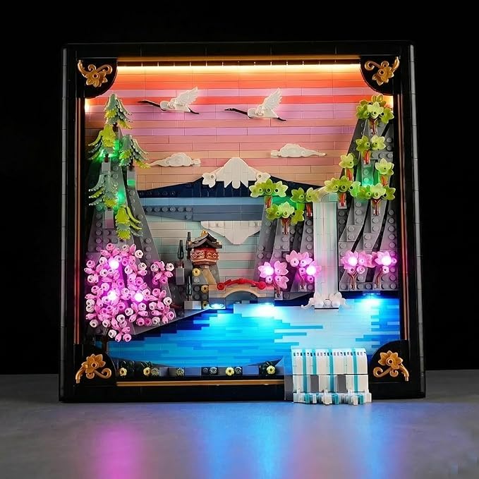LED Light for Lego 31218 Japanese Cherry Blossom Landscape Set, Light Kit Compatible with Lego 31218 Building Blocks Model, Not Included The Model Set
