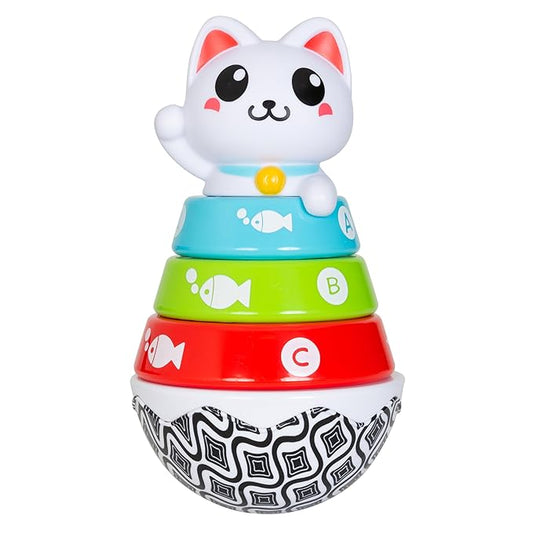 Smart Steps Stack-a-Cat 9 - 12 months STEM Baby Toy