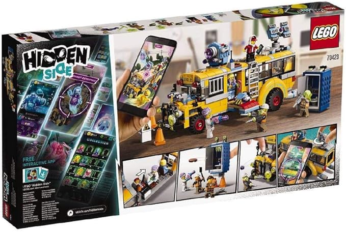 LEGO Hidden Side Paranormal Intercept Bus 3000 70423 Augmented Reality [AR] Building Kit with Toy Bus, Toy App Allows for Endless Creative Play with Ghost Toys and Vehicle (689 Pieces)