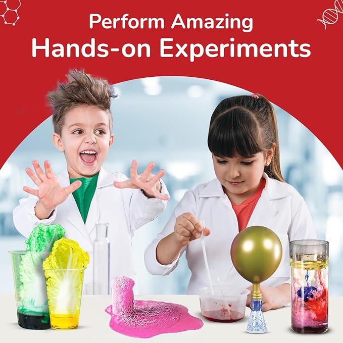 Smartivity Kids First Science Kit for Ages 8-9-10-11-12-13-14 Years | 50+ Amazing Experiments I Volcano, Magic Snow, Lava Lamp & More | Birthday Gift for Boys & Girls I STEM Educational Toy for 8-14