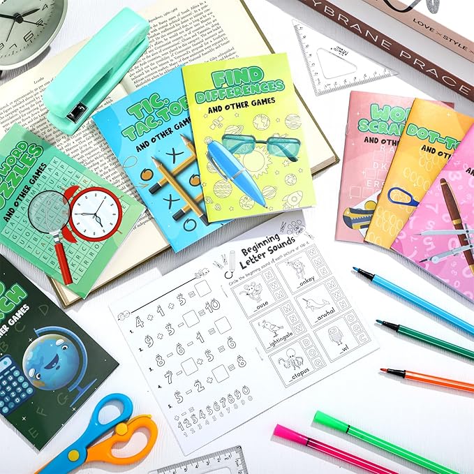 Estune 40 Pcs Coloring Books Activity Party Favor for Kids Coloring Book Set Mini Small Coloring Books Goodie Bag Stuffers Gift Classroom Home