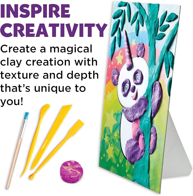 Faber-Castell Do Art Coloring with Clay Unicorn & Friends - Clay Set for Kids - Arts and Crafts for Kids