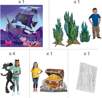 Fun Express Cute Crab Magnet Craft Kit - Makes 12, Vacation Bible School 2024