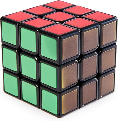 Rubik’s Cube, Phantom, 3x3 Cube Advanced Technology Difficult 3D Puzzle Travel Game Stress Relief Fidget Toy Activity Cube for Adults & Kids Ages 8+