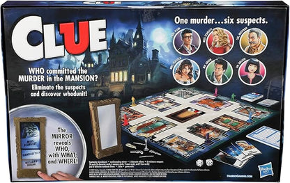 Hasbro Gaming Clue Game, Mystery Board Game, 2-6 Players, 8+ Years (Amazon Exclusive)