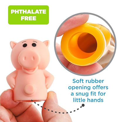 Disney Toy Story Bath Finger Puppets, 10 Pc - Bath Toys, Easter Basket Fillers, Easter Gifts