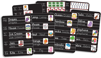 Bendon TS Shure ABC and 123 Alphabet Letters and Numbers Counting Educational Learning Tin with 8 Scratchboards and Wooden Stylus Pre-School Kindergarten Education 51477