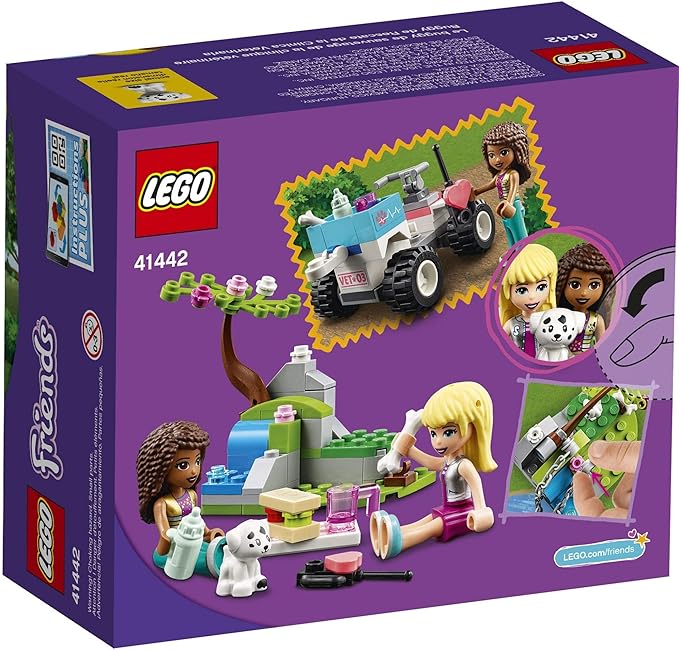 LEGO Friends Vet Clinic Rescue Buggy 41442 Building Kit; Vet Clinic Collectible Toys for Kids Aged 6+; Includes First-Aid Toy Accessories and Children’s Vet Kit, New 2021 (100 Pieces)