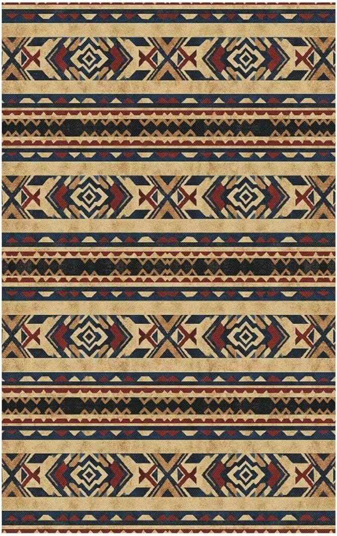 Aztec Recliner Covers for Large Recliner Washable Chair Headrest Cover Wrinkle Resistant Couch Headrest Protector for Home, Office & Theater Seat