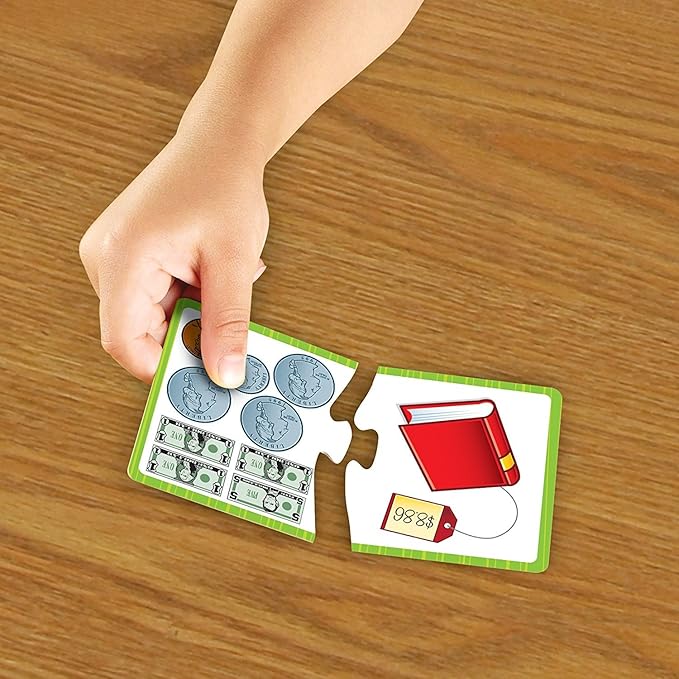 Learning Resources Money Activity Set - 102 Pieces, Ages 5+ Play Money for Kids, Pretend Money for Kids, Play Money Set, Money and Banking Play Toys, Kindergartner Learning Toys