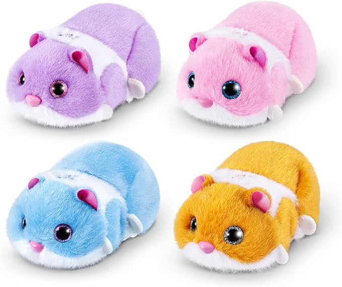 Pets Alive Hamstermania (Orange) by ZURU Hamster, Electronic Pet, 20+ Sounds Interactive, Hamster Ball Toy for Girls and Children