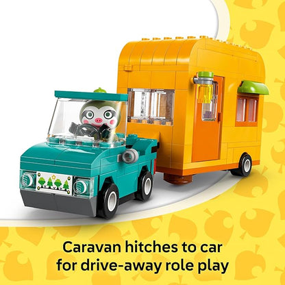 LEGO Animal Crossing Leif's Caravan & Garden Shop Building Toy - Animal Crossing Toy Figure and Playset for Kids, Girls and Boys, Ages 7+ - Pretend Play Gift Idea for Birthdays - 77054