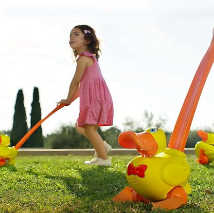 Baby to Toddler Push Toy with Quacking Sounds and Waddling Action, Walking Toy for 1-3 Year Olds, Great for 1 Year Old Learning to Walk - Yellow