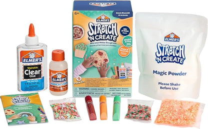 Elmer’s Stretch 'N Create Dough Kit, 3 Ways to Play, Snack Shack Kit, 9 Count