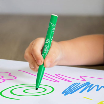 BIC Magic Marker, Flexible Brush Tip (4.5 mm), Assorted Colors, Kids Coloring, 36-Count