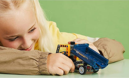 LEGO Technic Dump Car 42147 Toy Blocks, Present, Vehicles, City Making, Boys, Ages 7 and Up